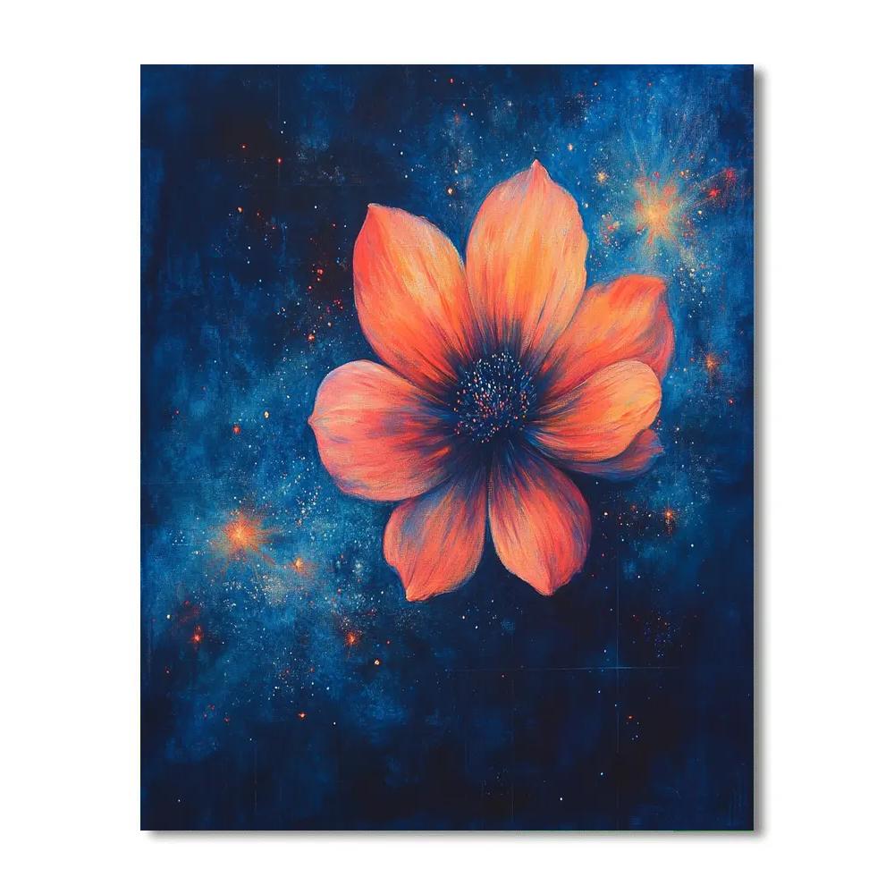 Edgar Degas Inspired Celestial Blossom paint by numbers