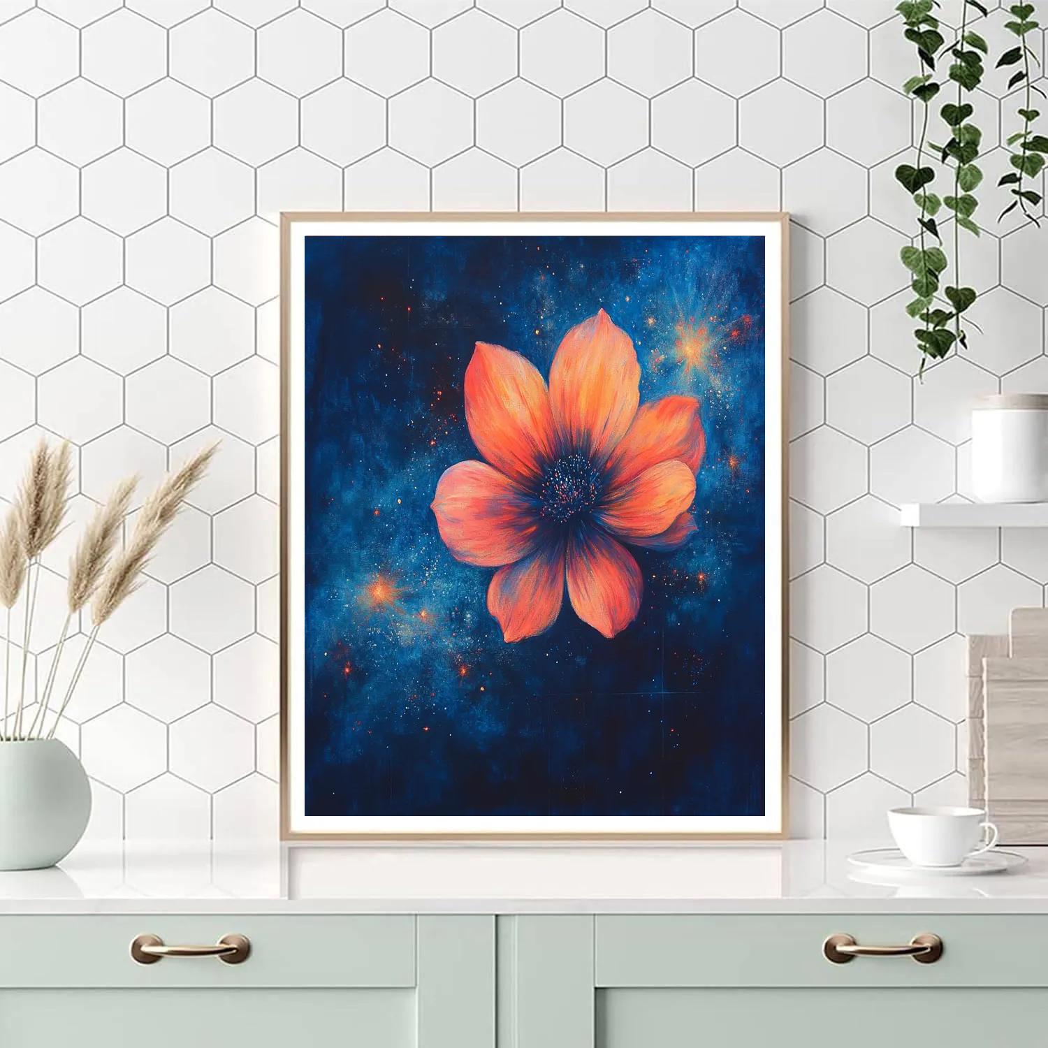 Edgar Degas Inspired Celestial Blossom paint by numbers