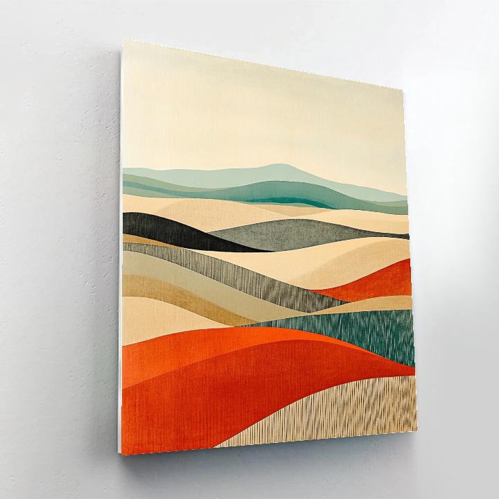 Paul Klee Inspired Desert Rhythm Painting by numbers kit