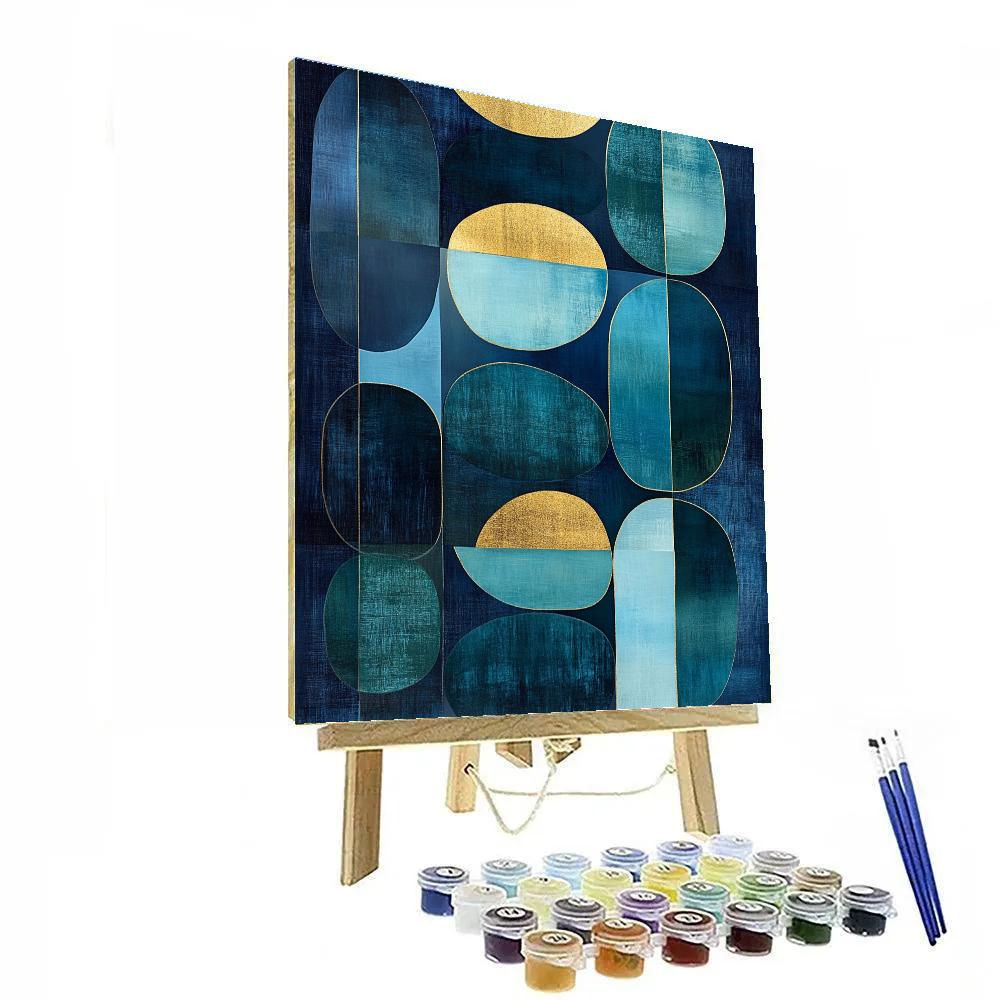 Paul Klee Inspired Aquatic Chorus paint by number
