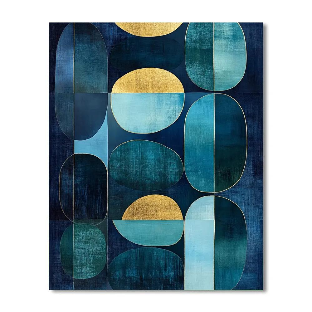 Paul Klee Inspired Aquatic Chorus paint by number