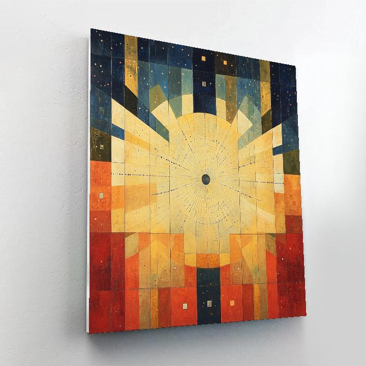 Paul Klee Inspired Sundial Symphony Paint by numbers kits