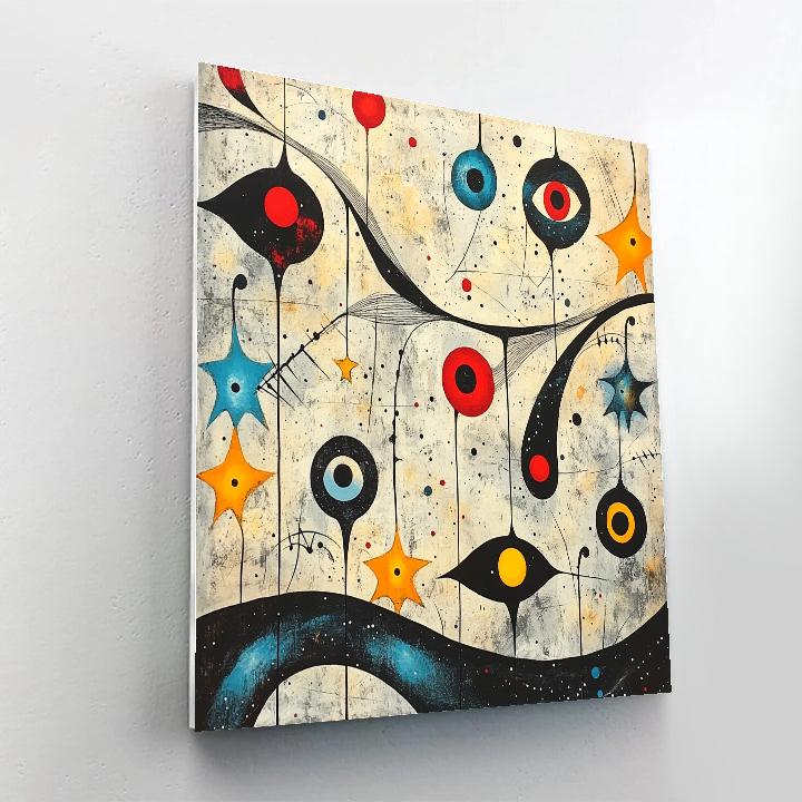 Joan Miró Inspired Dream Orchestra paint by number