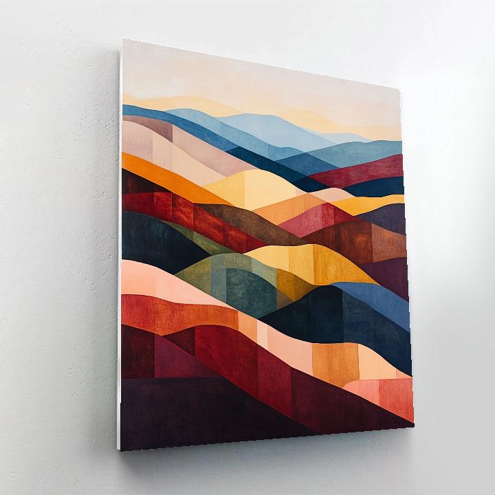 Paul Klee Inspired Silent Terraces Of Dusk Paint by numbers kits