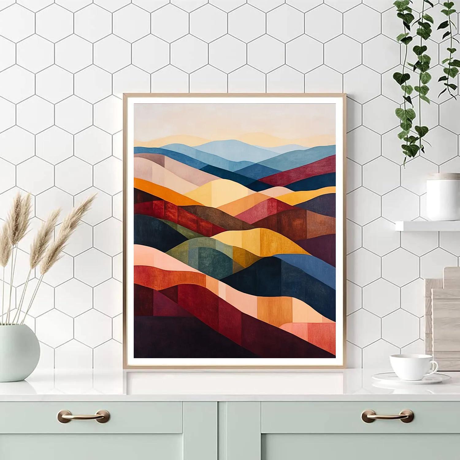 Paul Klee Inspired Silent Terraces Of Dusk Paint by numbers kits