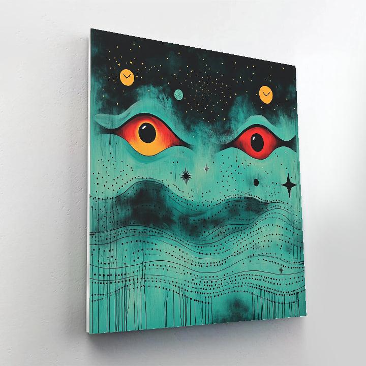 Joan Miró Inspired Ocean Of Symbols paint by numbers