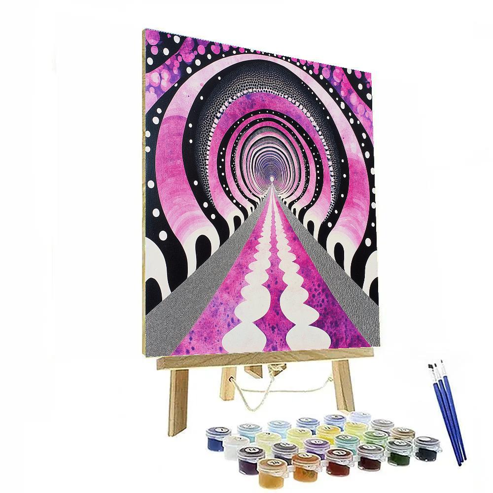 Yayoi Kusama Inspired Mirror Of Endless Loops DIY paint by numbers