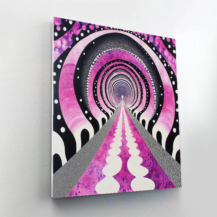 Yayoi Kusama Inspired Mirror Of Endless Loops DIY paint by numbers