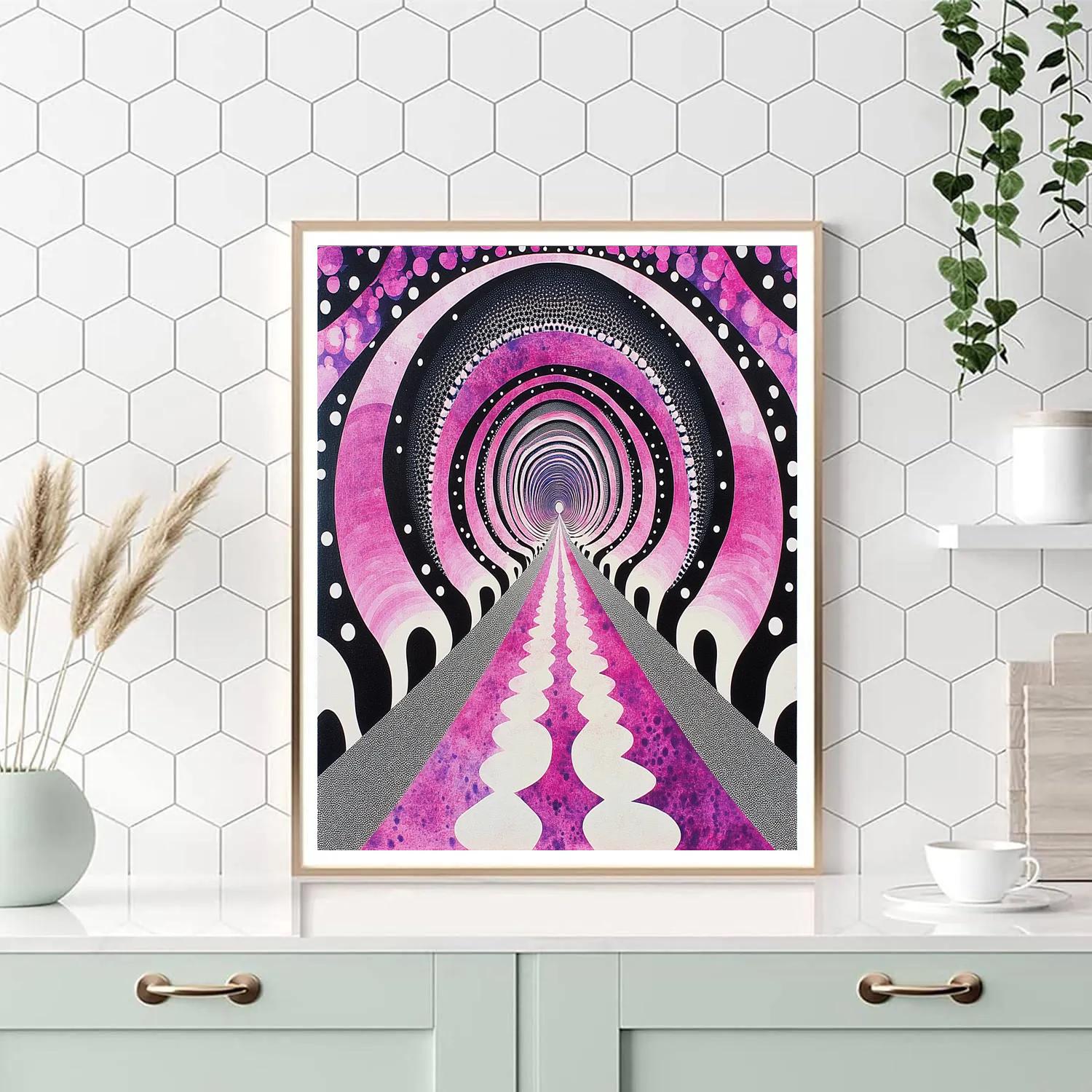 Yayoi Kusama Inspired Mirror Of Endless Loops DIY paint by numbers