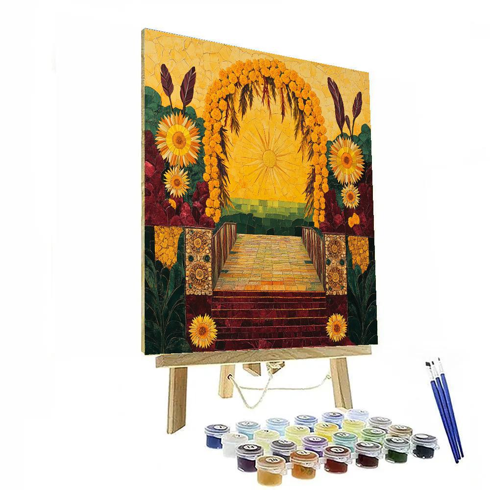 Frida Kahlo Inspired Sunbridge Of Feathers paint by numbers