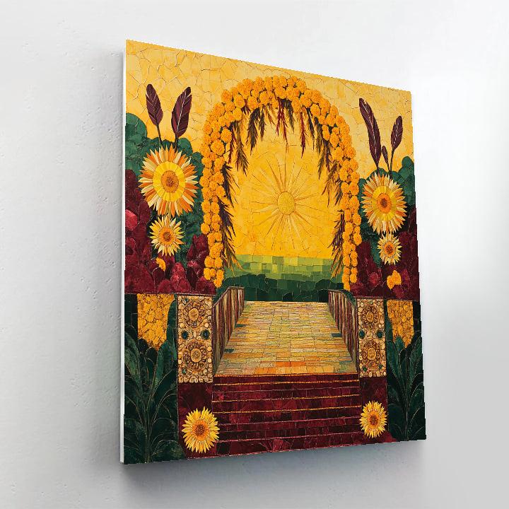 Frida Kahlo Inspired Sunbridge Of Feathers paint by numbers