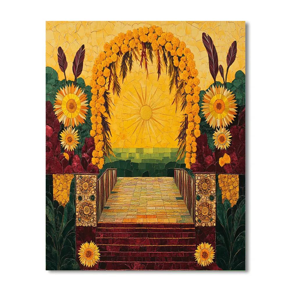 Frida Kahlo Inspired Sunbridge Of Feathers paint by numbers