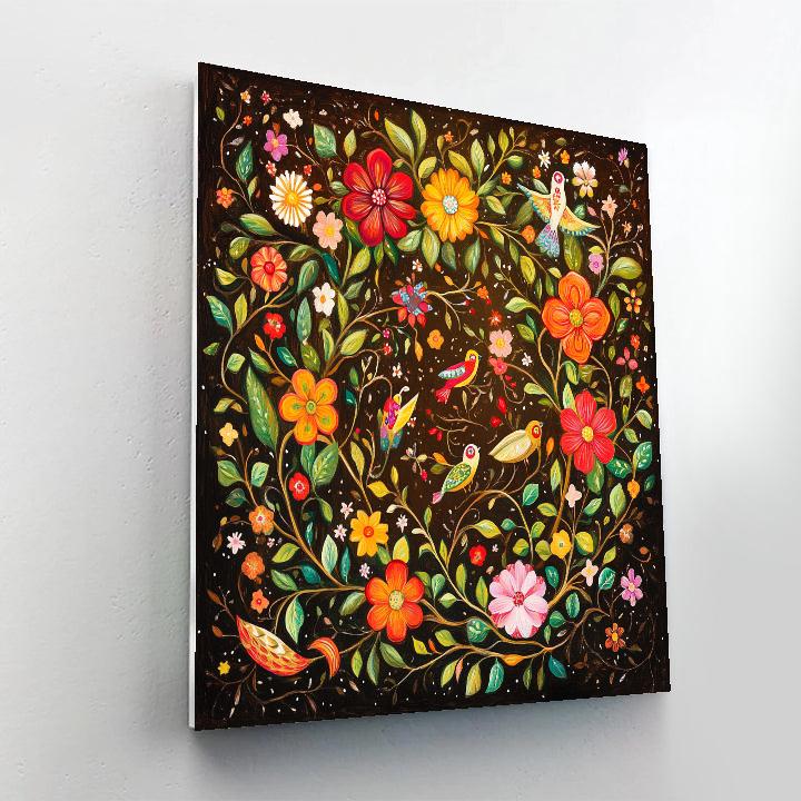 Frida Kahlo Inspired Lush Botanical Reverie Painting by numbers kit