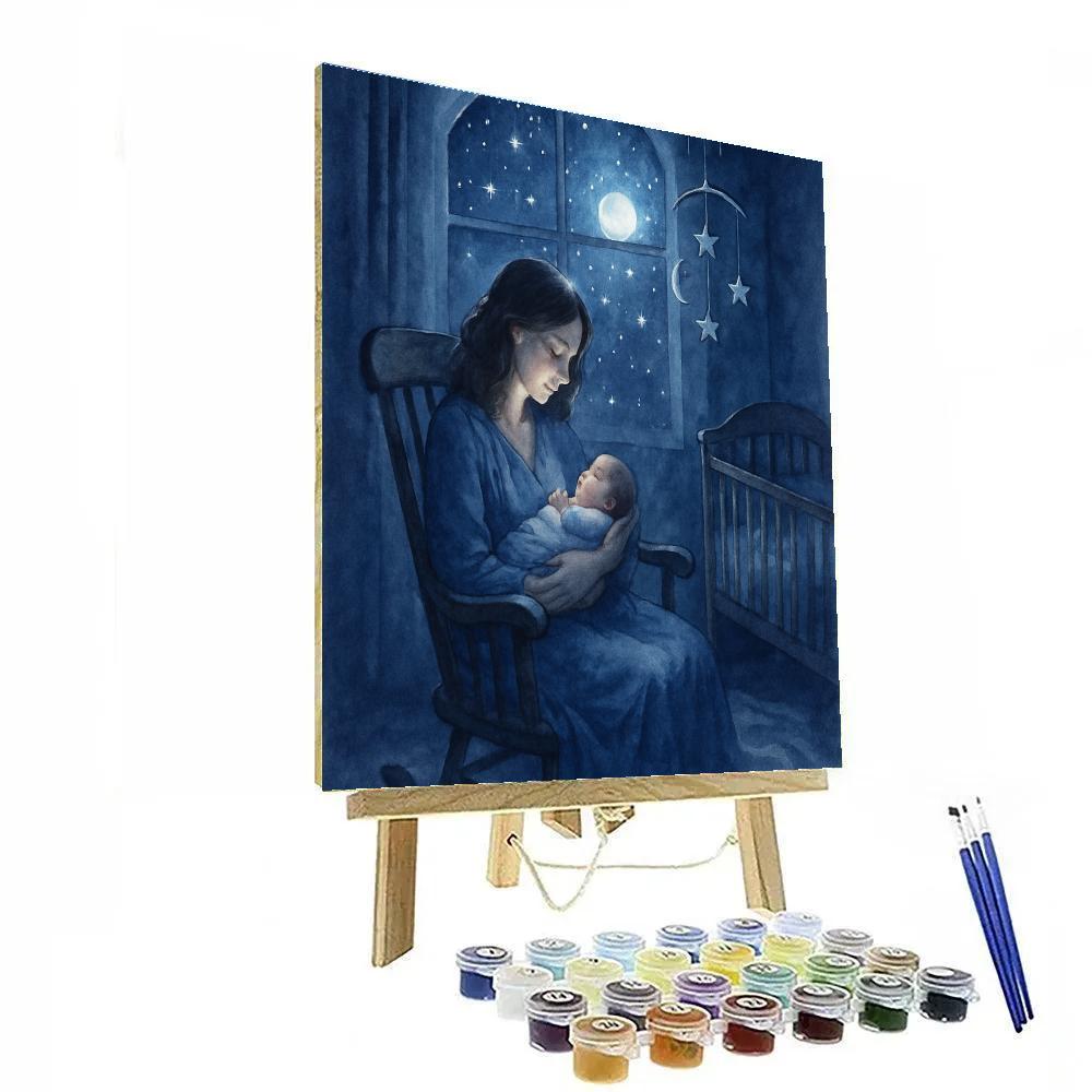 Midnight Lullaby Under Stars Paint by numbers kits