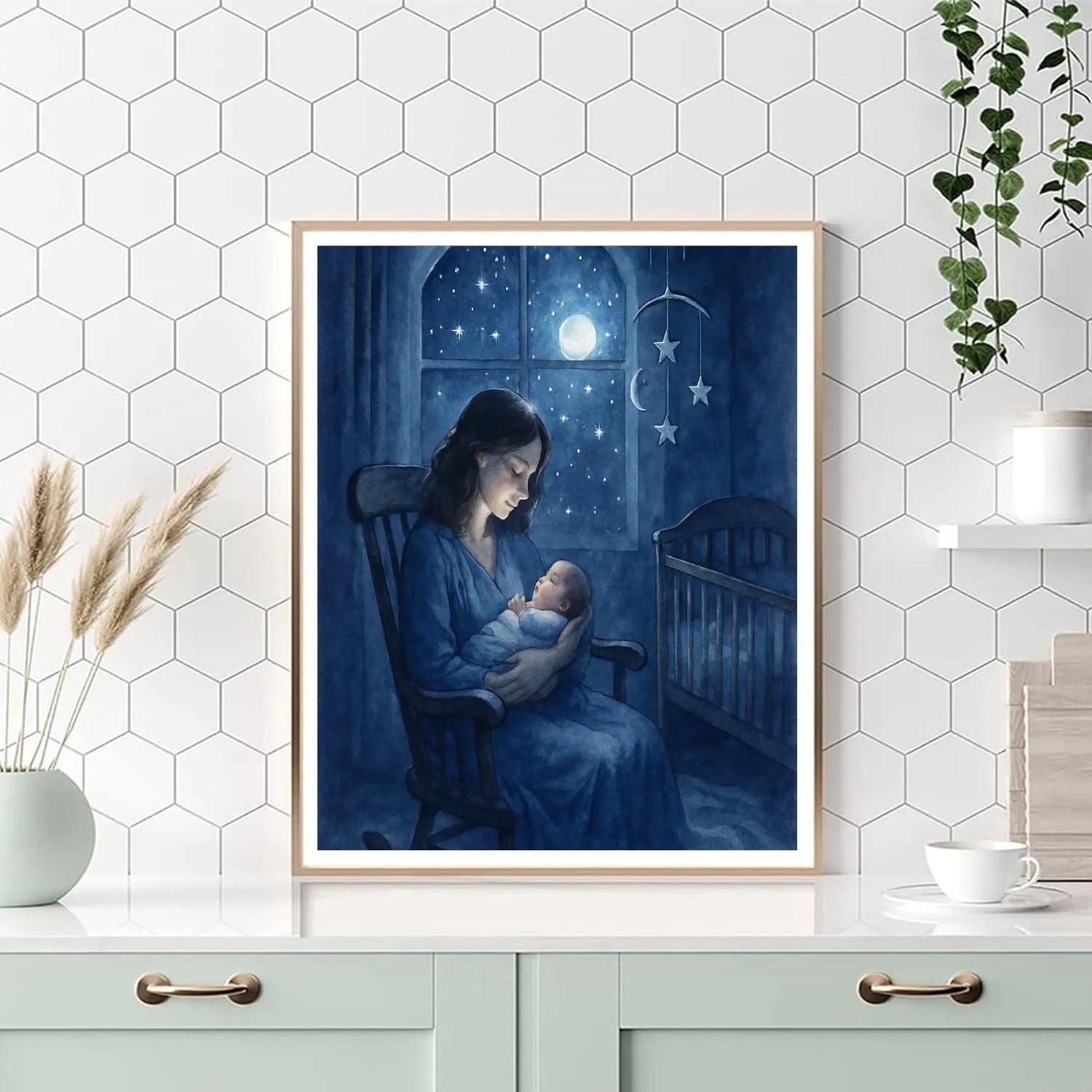 Midnight Lullaby Under Stars Paint by numbers kits