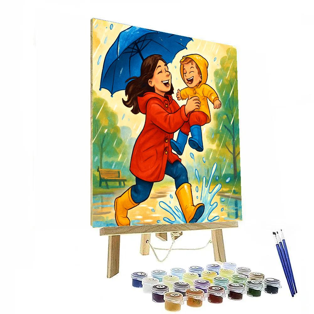 Raincoat Splash Adventure paint by number