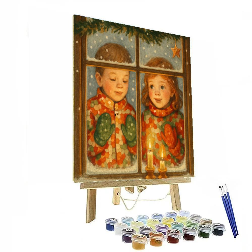 Window Seat Wishes Numbered painting kits