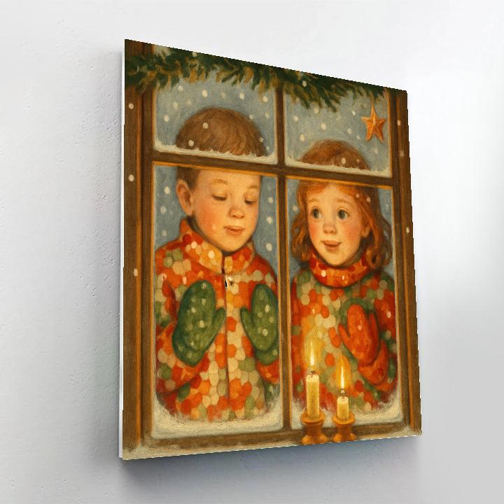 Window Seat Wishes Numbered painting kits