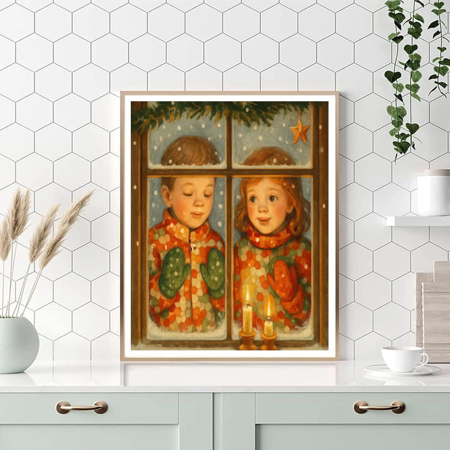 Window Seat Wishes Numbered painting kits