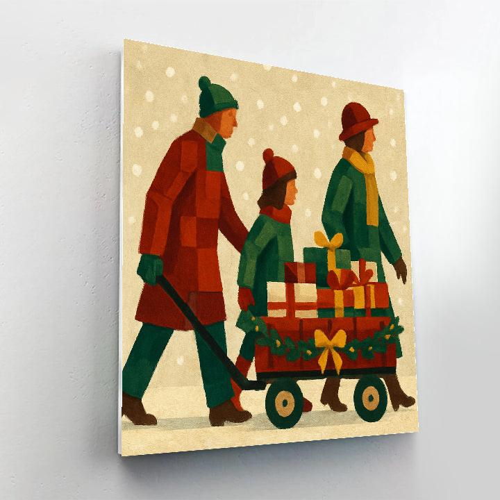Wagon Of Wishes Painting by numbers kit