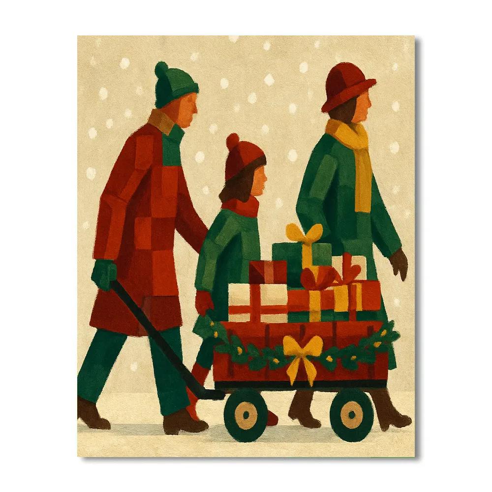 Wagon Of Wishes Painting by numbers kit