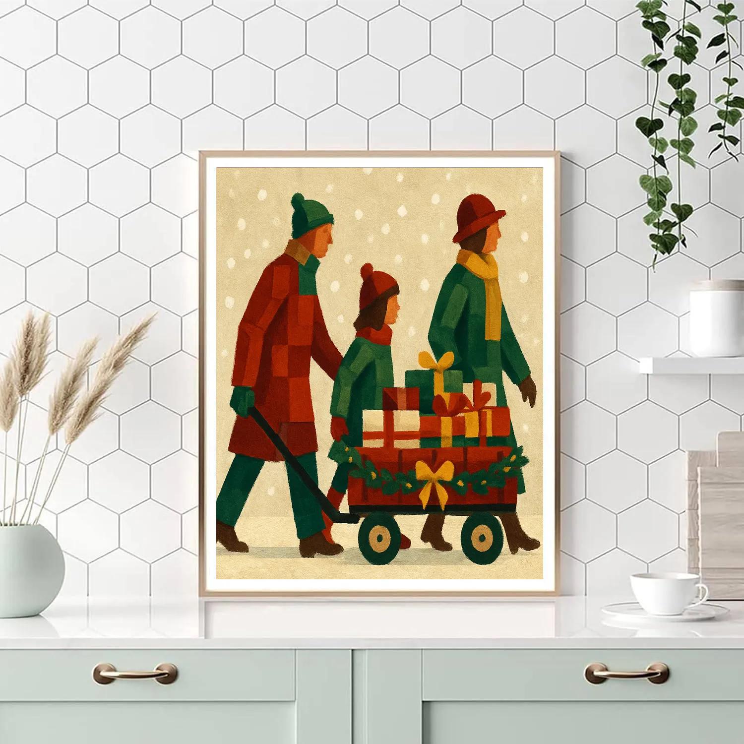 Wagon Of Wishes Painting by numbers kit