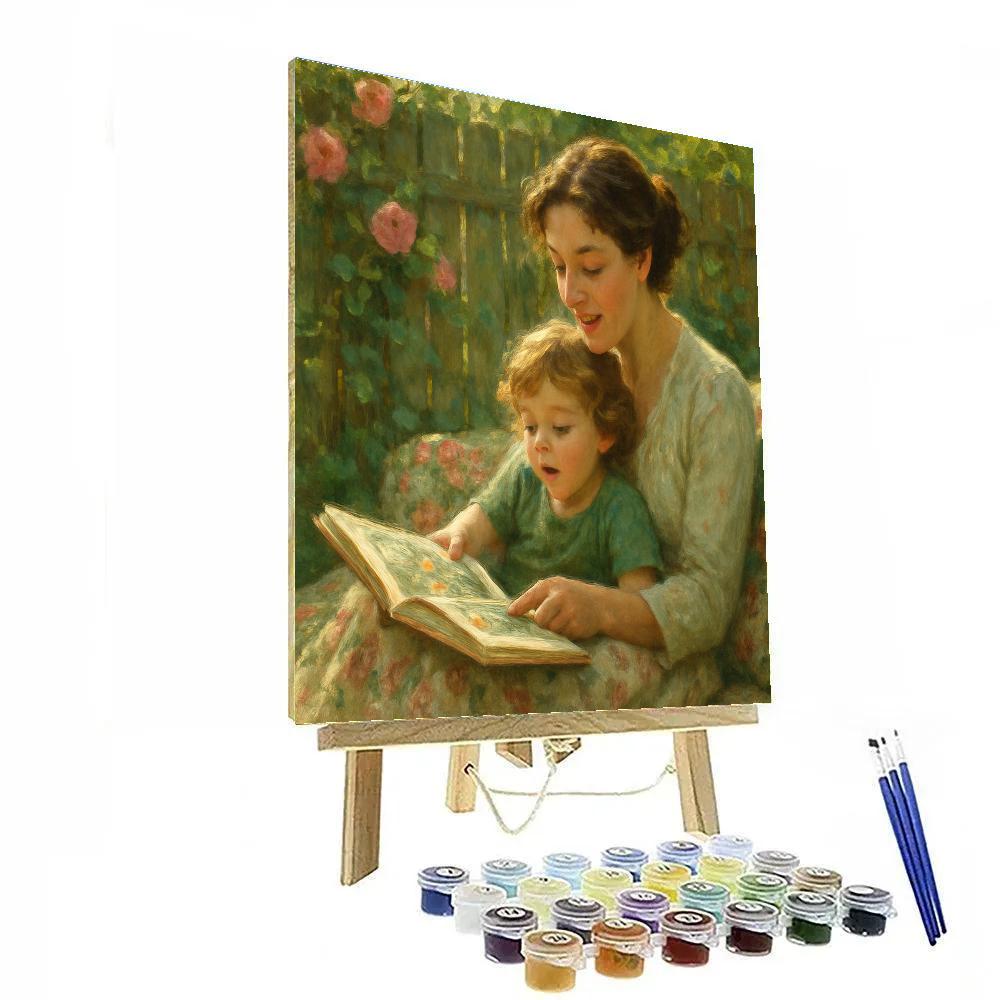 Garden Reading Nook paint by color