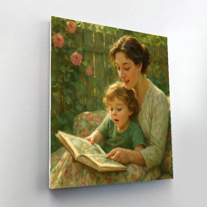 Garden Reading Nook paint by color