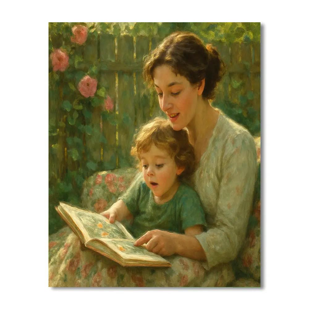 Garden Reading Nook paint by color