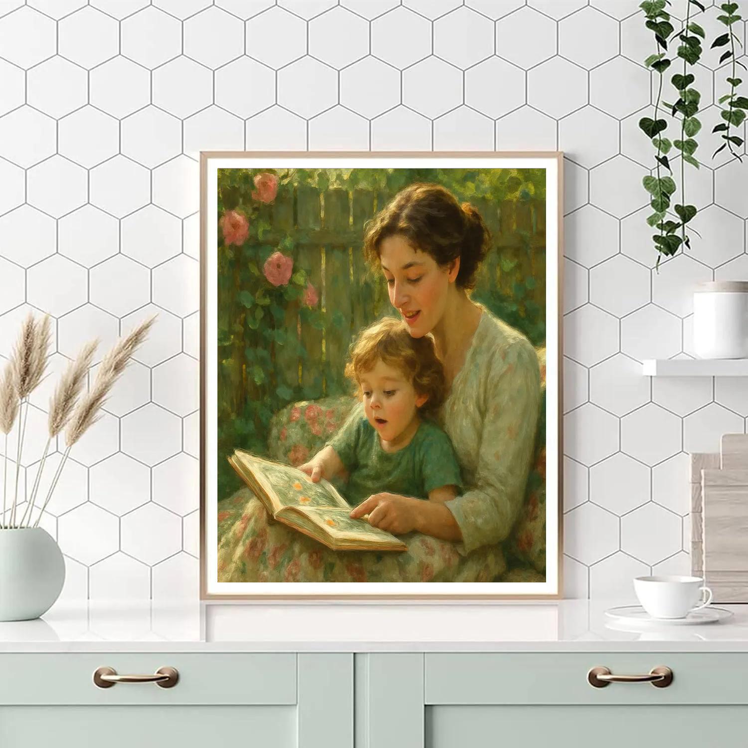 Garden Reading Nook paint by color
