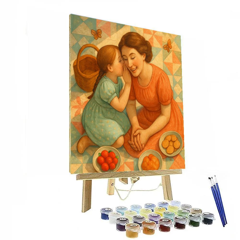 Picnic Quilt Quilt Conversation Painting by numbers kit