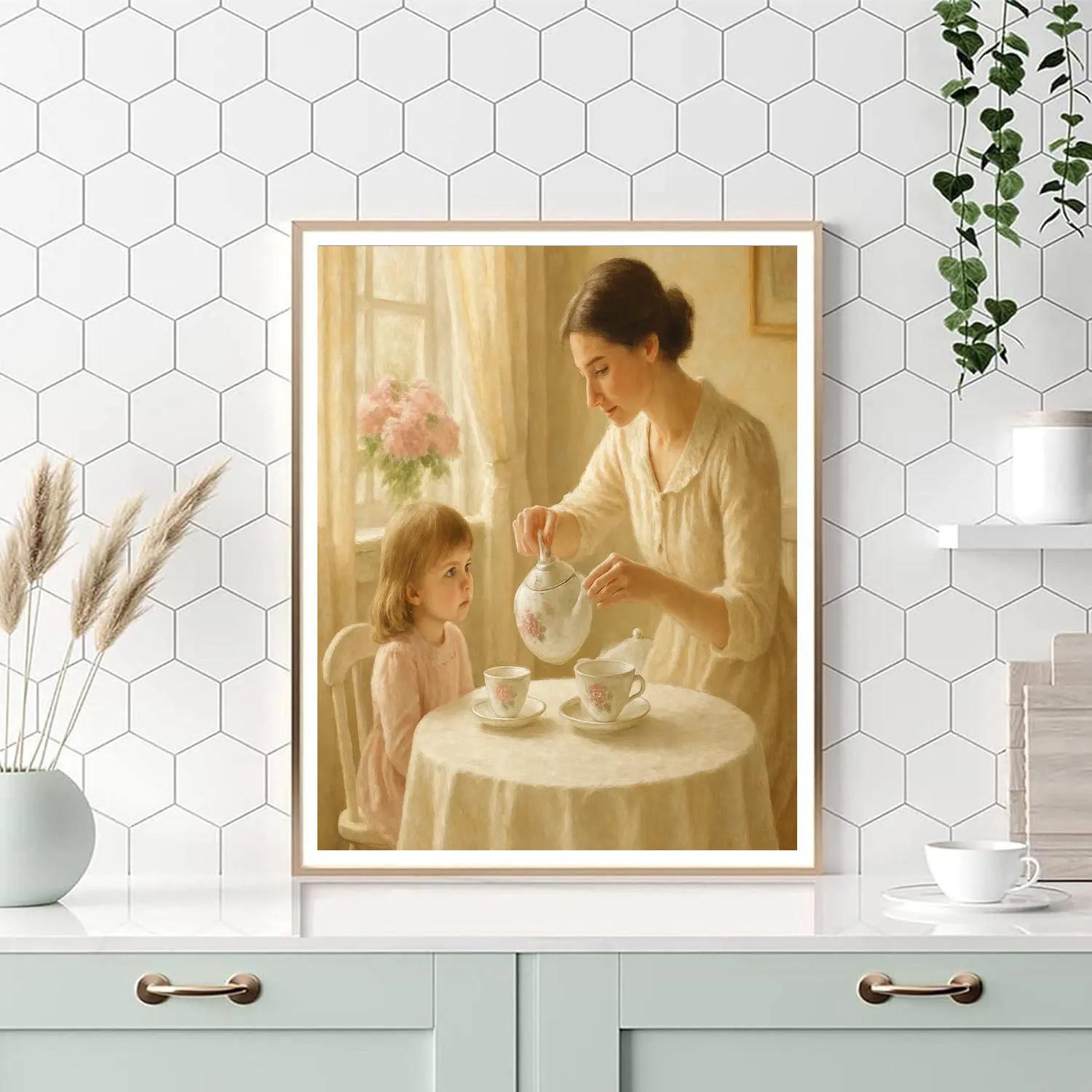 Hospitality Tea Party At Home Numbered painting kits