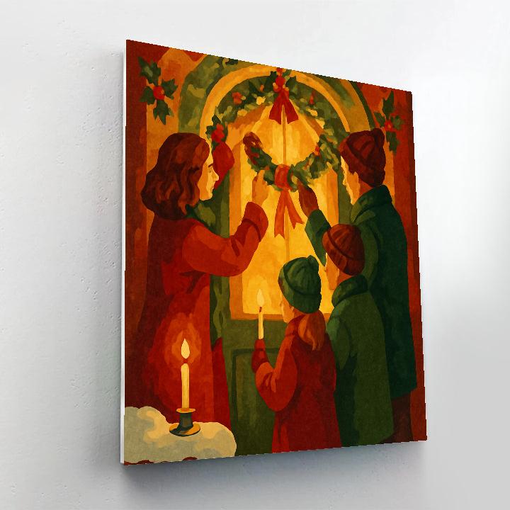 Golden Garland Gathering paint by color