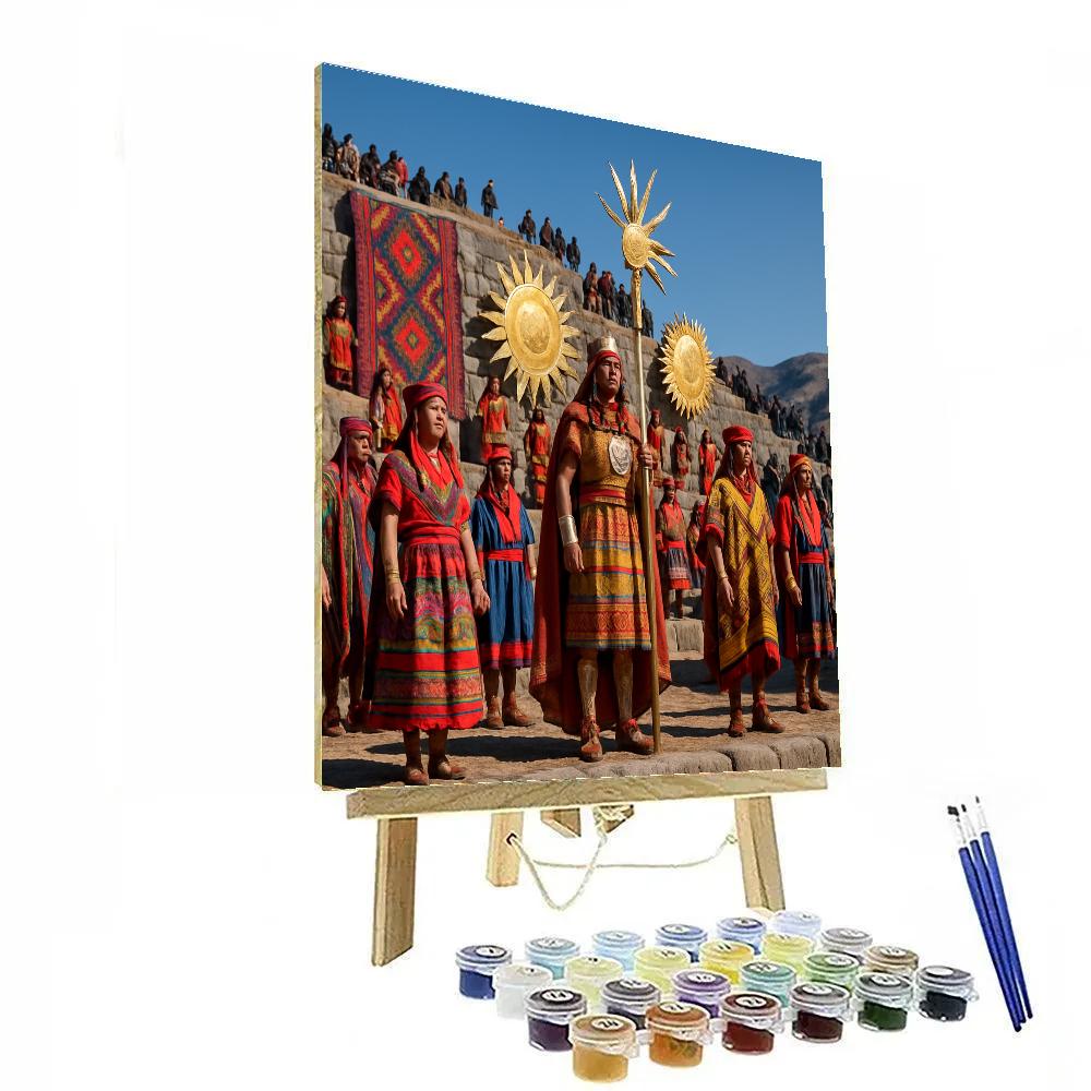Inti Raymi Festival Cusco DIY paint by numbers