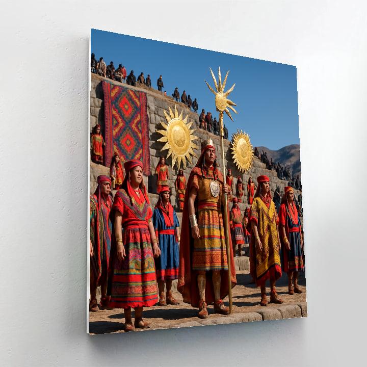 Inti Raymi Festival Cusco DIY paint by numbers