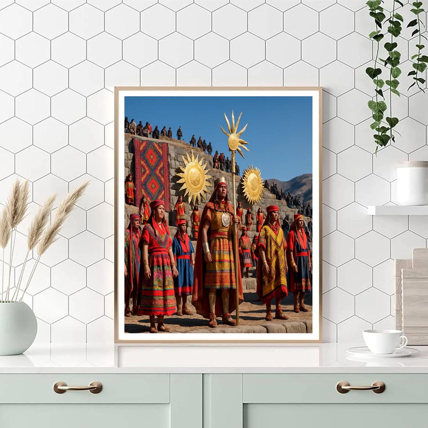 Inti Raymi Festival Cusco DIY paint by numbers