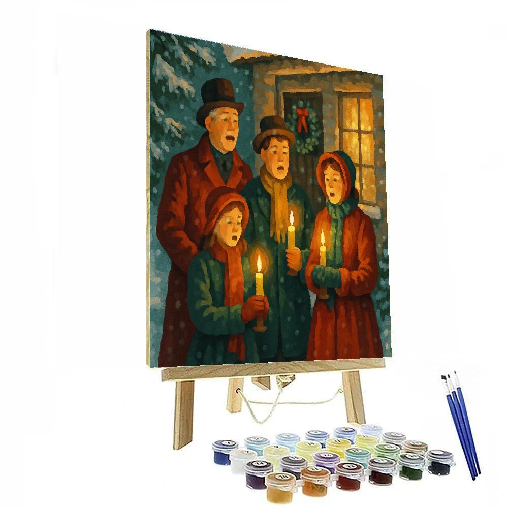 Candles And Carols Numbered painting kits