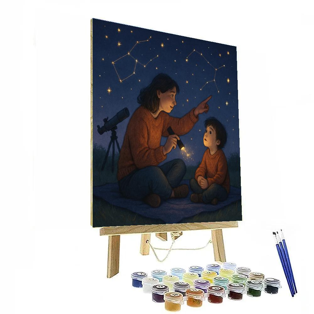 Backyard Stargazing Promise painting number kit