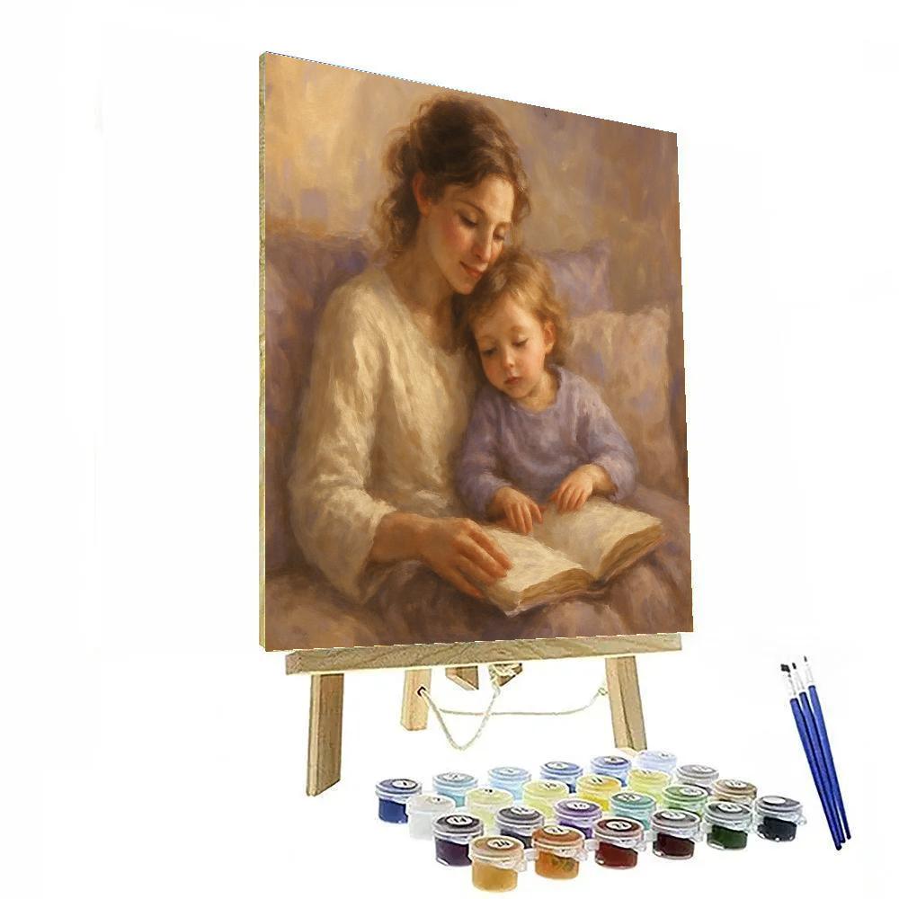 Mothers Quiet Storytime paint by number