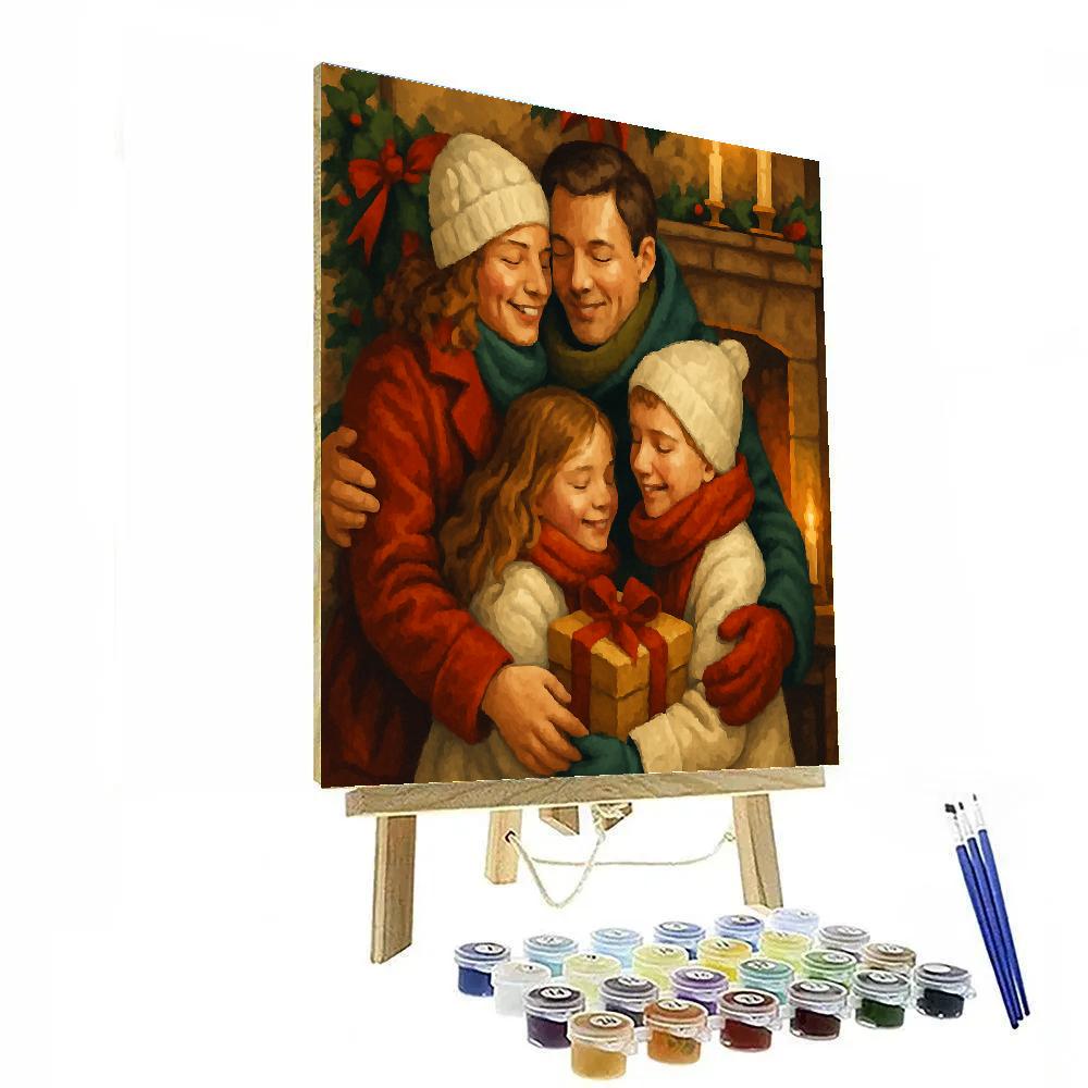 Ribbon-Wrapped Reunion Paint by numbers kits