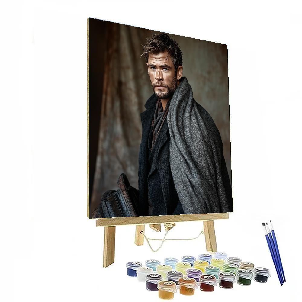 Chris Hemsworth: Echoes Of The Thunderbound Voyager paint by number