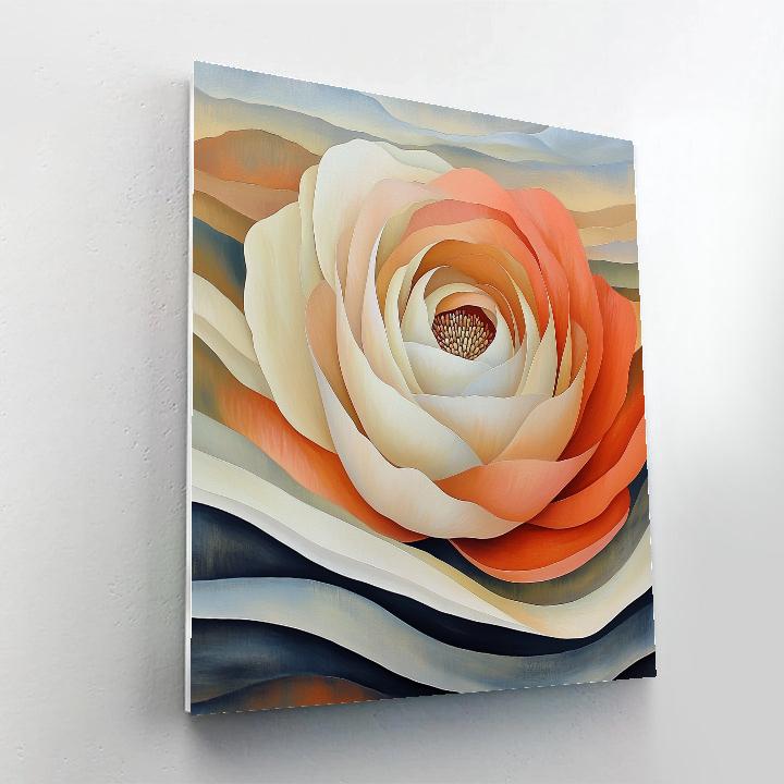 Georgia OKeeffe Inspired Desert Flowers painting number kit