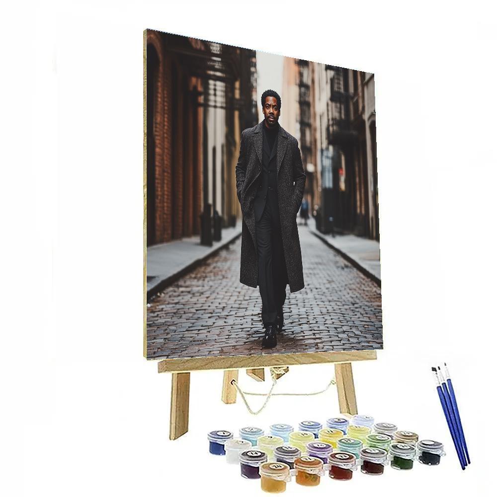 Denzel Washington: Streets Of Steady Resolve paint by number