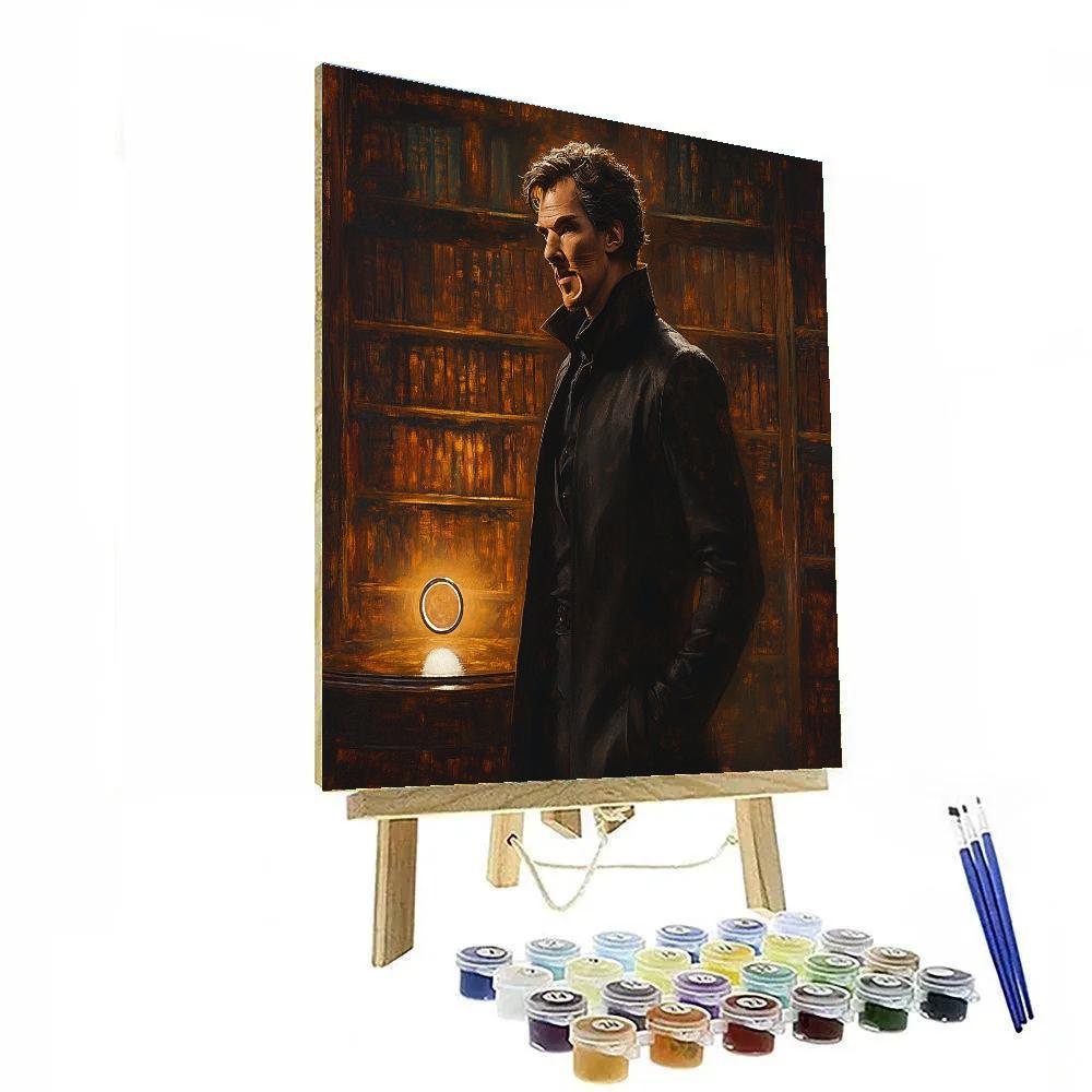 Benedict Cumberbatch: Weaving The Enigma Of The Sorcerer Painting by numbers kit