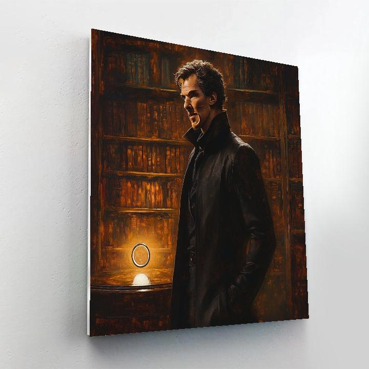 Benedict Cumberbatch: Weaving The Enigma Of The Sorcerer Painting by numbers kit