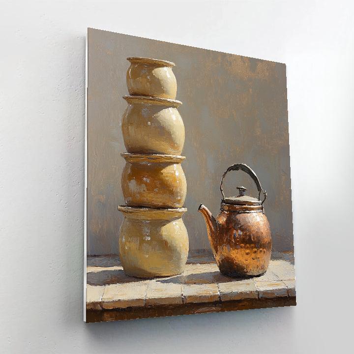 Diego Velázquez Inspired Earthenware And Copper Harmony Paint by numbers kits