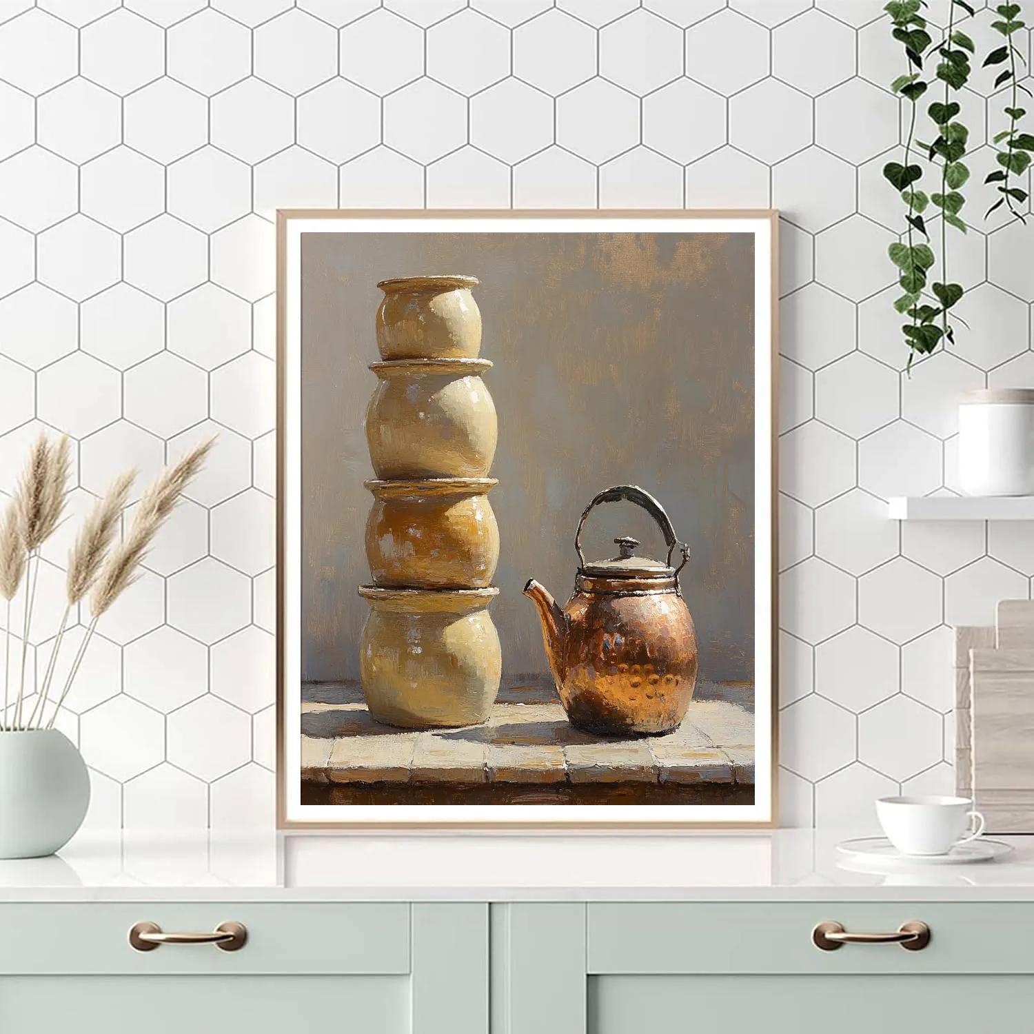 Diego Velázquez Inspired Earthenware And Copper Harmony Paint by numbers kits