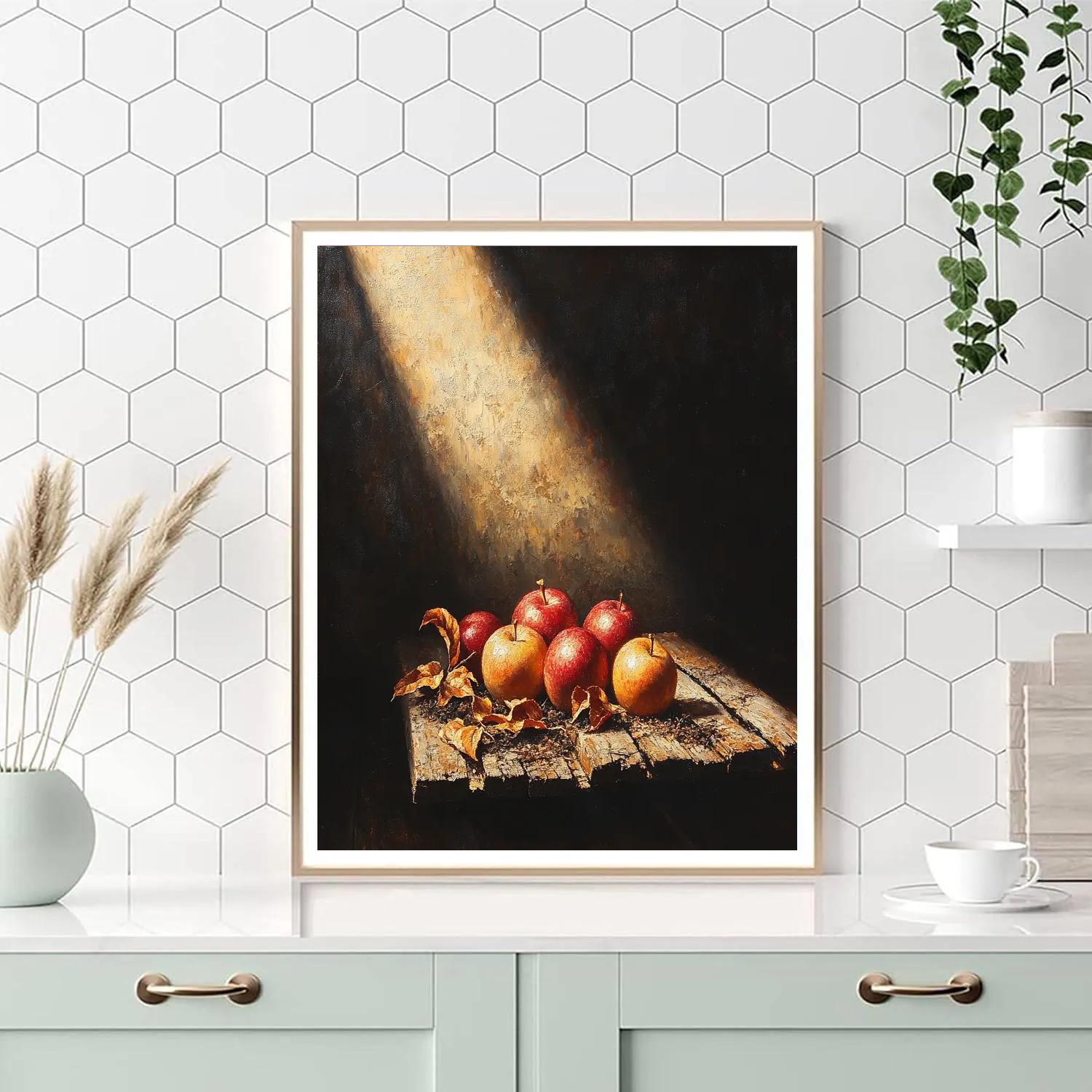 Caravaggio Inspired Withering Orchard Still Life paint by numbers