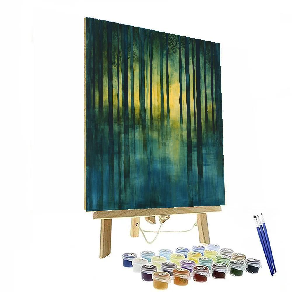 Max Ernst Inspired Arboreal Memory Field Paint by numbers art