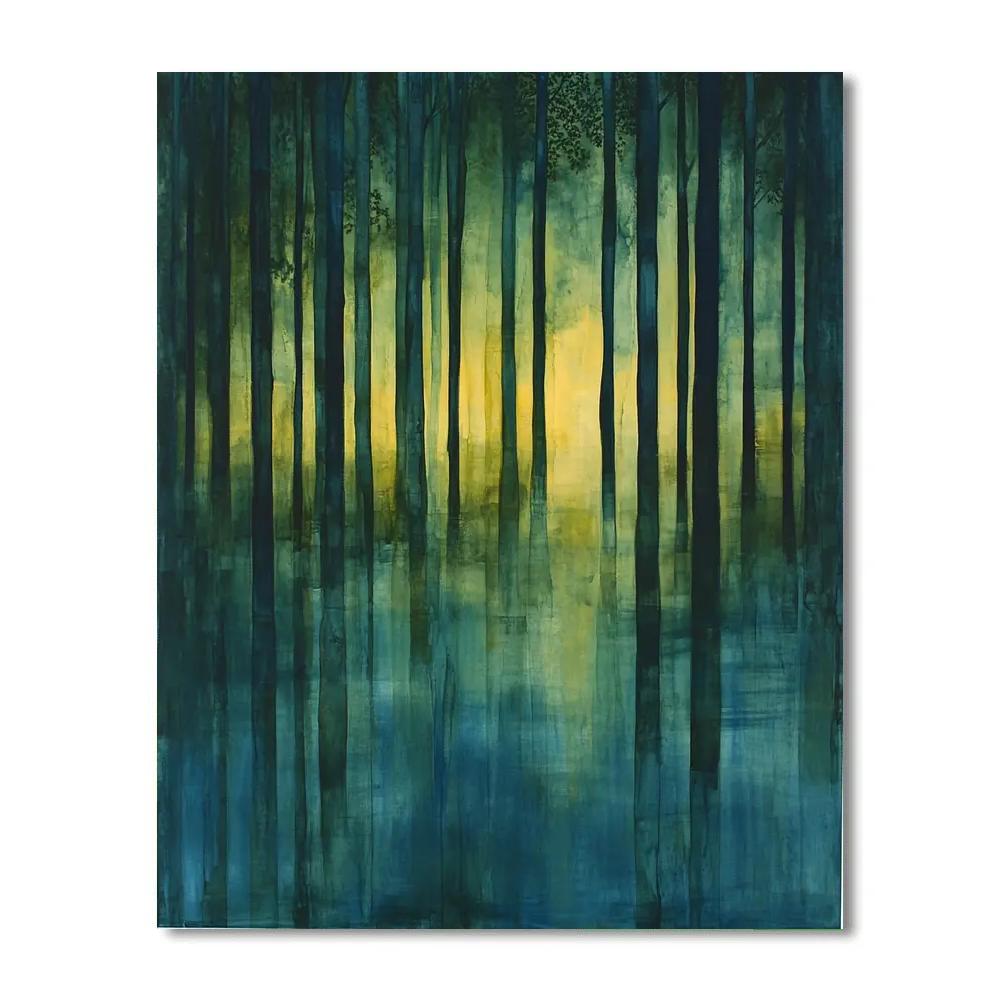 Max Ernst Inspired Arboreal Memory Field Paint by numbers art